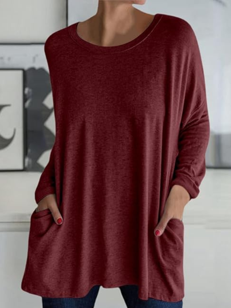 Anne™ Cozy Long Sleeve Essential Shirt