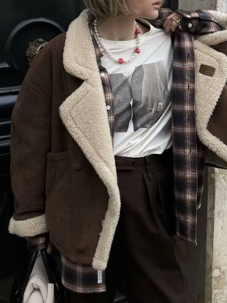 Margot™ Faux Shearling Oversized Coat