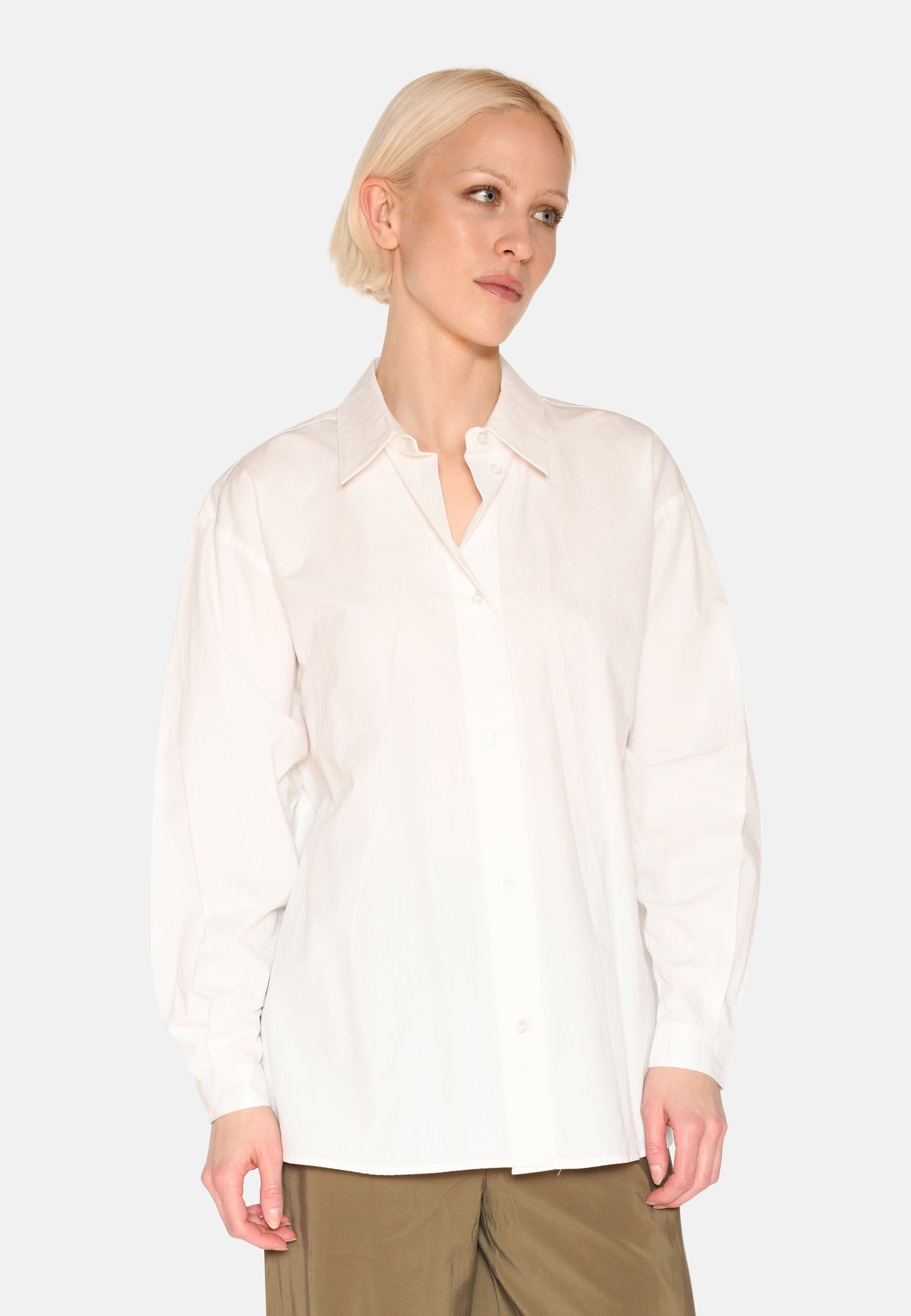 Freja™ | Harper long sleeve shirt | Coconut milk