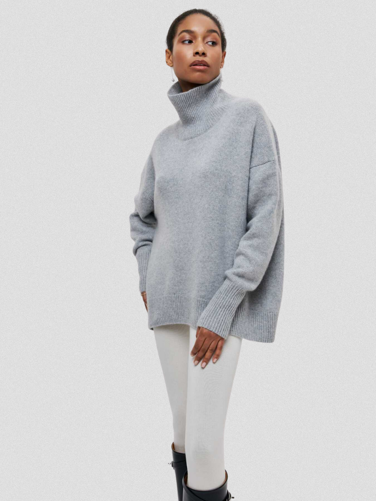 Catherine™ Cozy High-Neck Knit Sweater