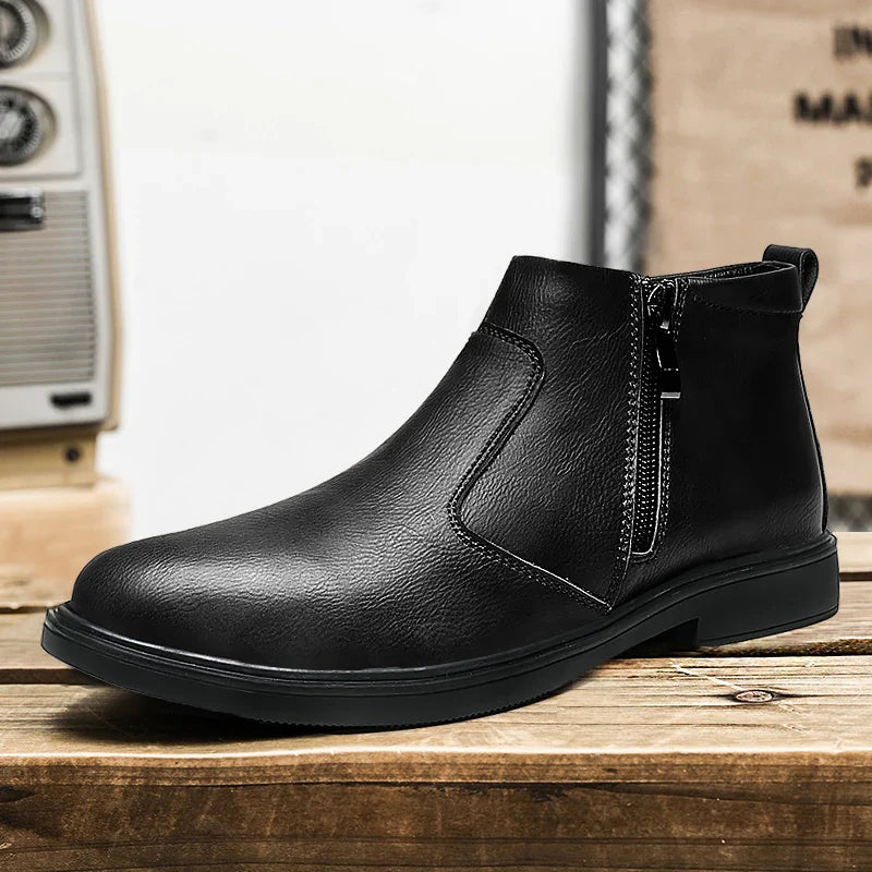 FjordRidge™ – Elegant Chelsea Boots