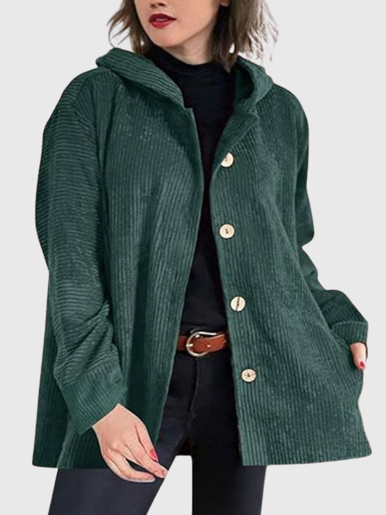 Margaret™ Corduroy Hooded Jacket