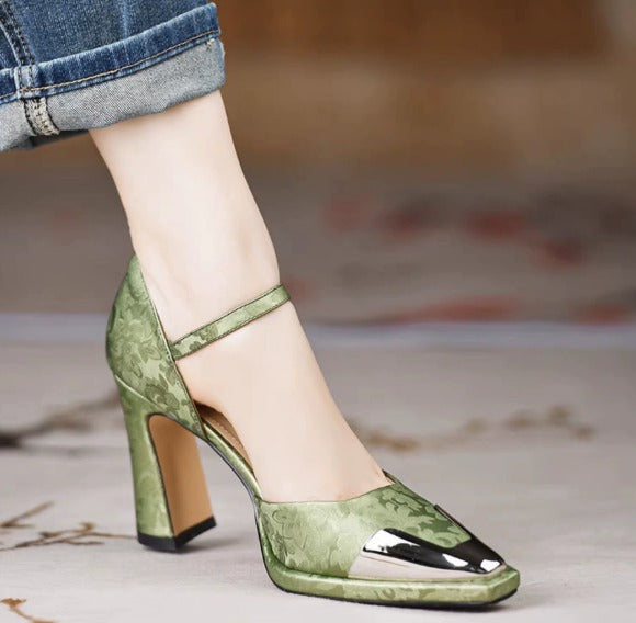 Orvanna | Eleganta Mary Janes i läder