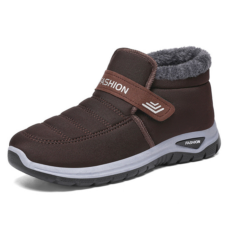 Non-slip winter warm slip-on sneakers
