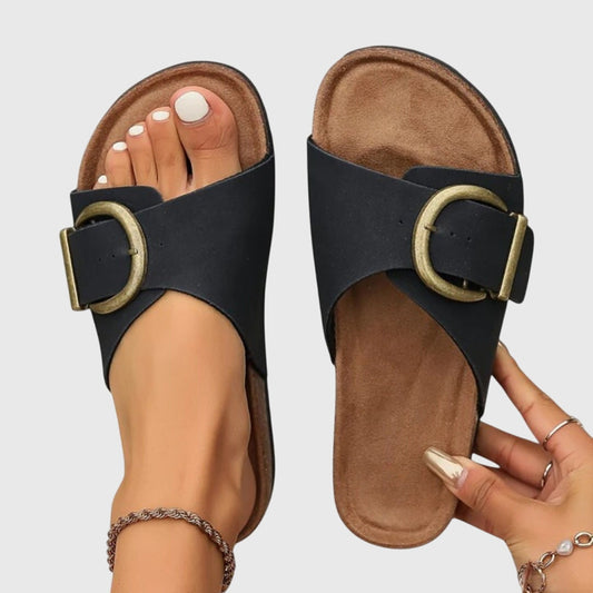 Solenne™ Orthopedic Buckle Sandals