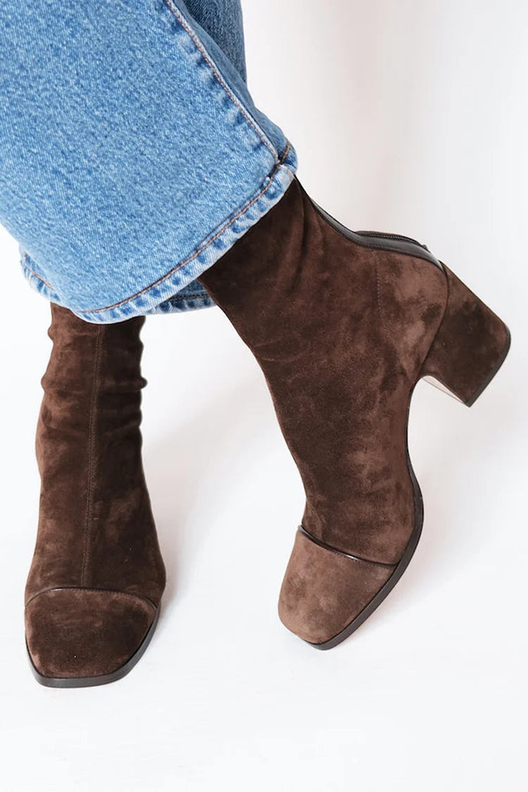 Ariselle™ Square-Toe Heeled Boots