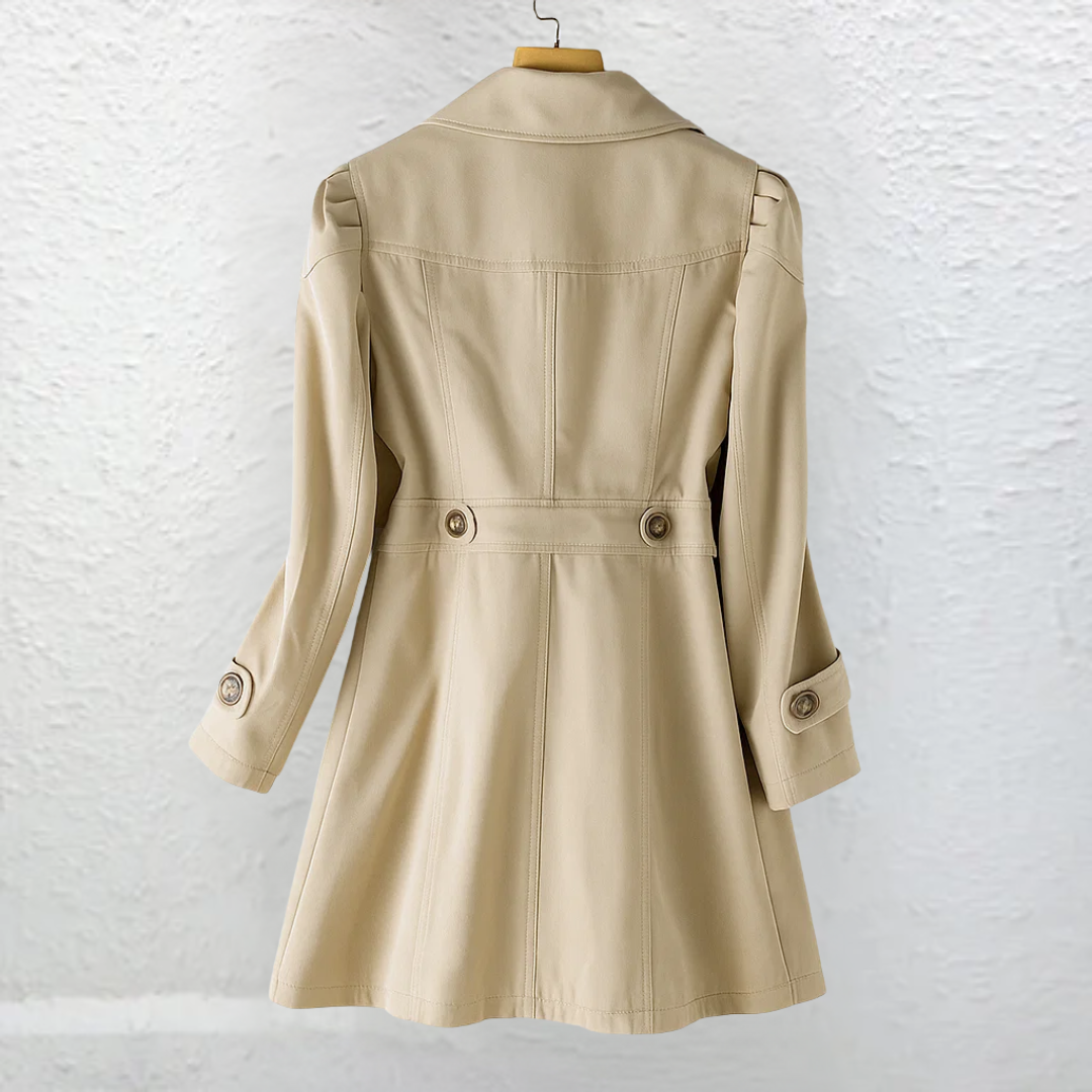 Aimee - Klassisk vintage trenchcoat