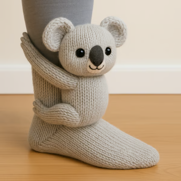 Bunelle™ – Plush Bunny Slipper Socks