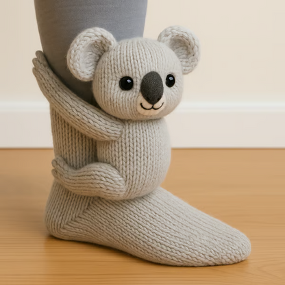 Bunelle™ – Plush Bunny Slipper Socks