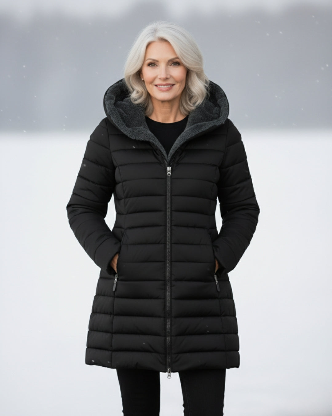Grace - Varm Fleece Pufferjacka