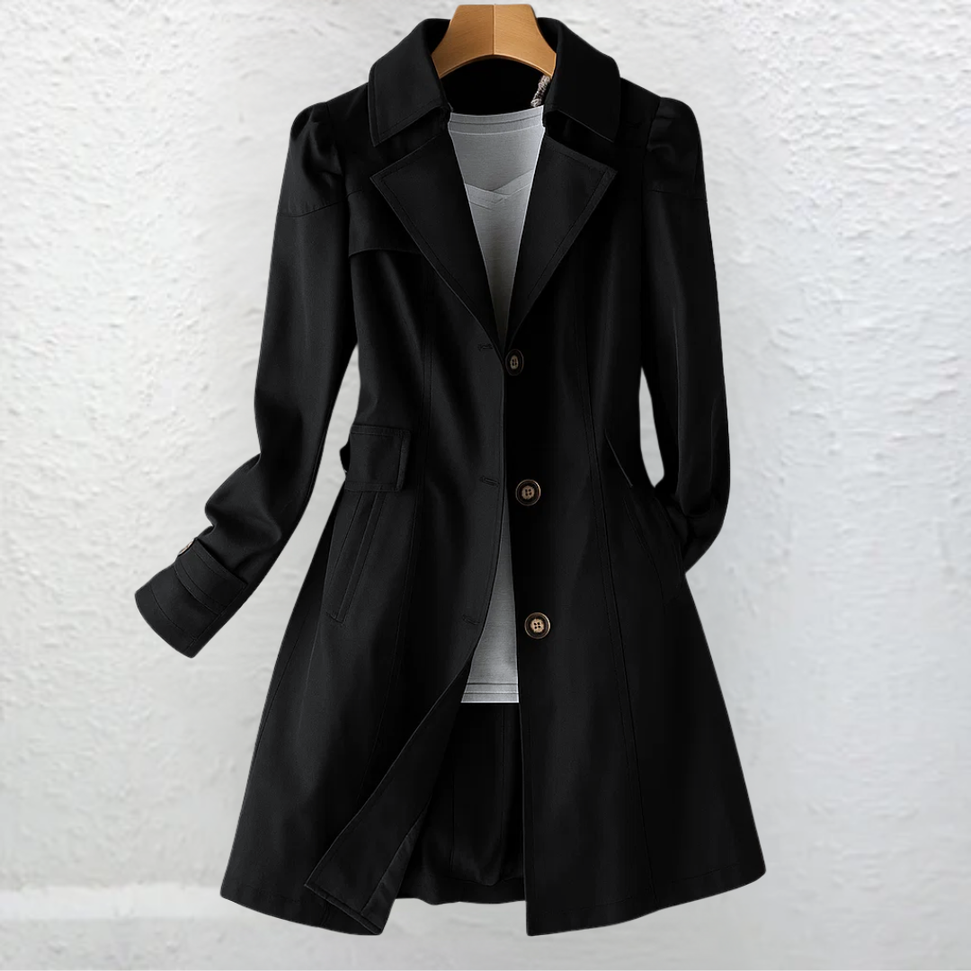 Aimee - Klassisk vintage trenchcoat