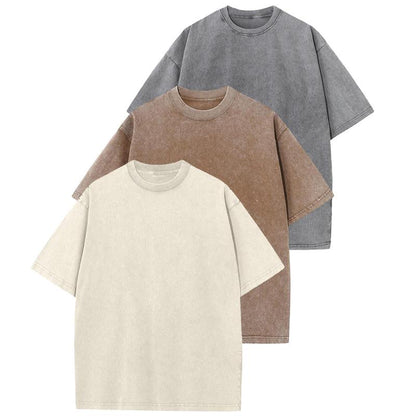 HOLLIE™ - Avslappnad rundhalsad t-shirt med lös passform (3-pack)