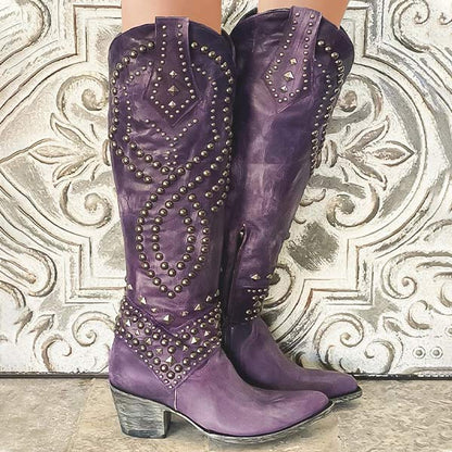 Roslyn™ Western Stud Knee-High Boots