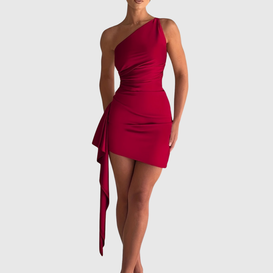 Grace | Bodycon-klänning med drapering
