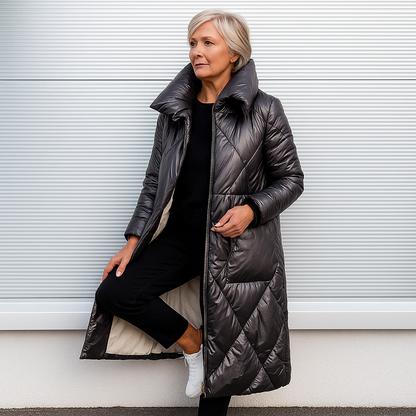 Elvira™ – Elegant and warm coat for the Swedish winter
