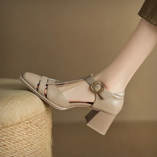 Belliora | Square Toe sommarsandaler