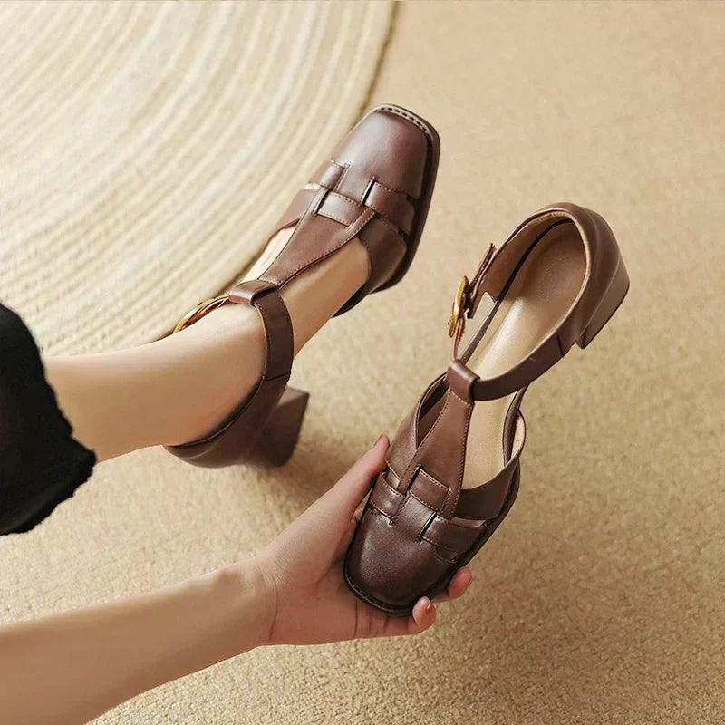 Belliora | Square Toe sommarsandaler