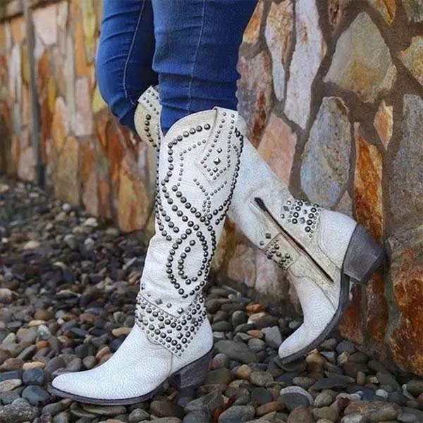 Roslyn™ Western Stud Knee-High Boots