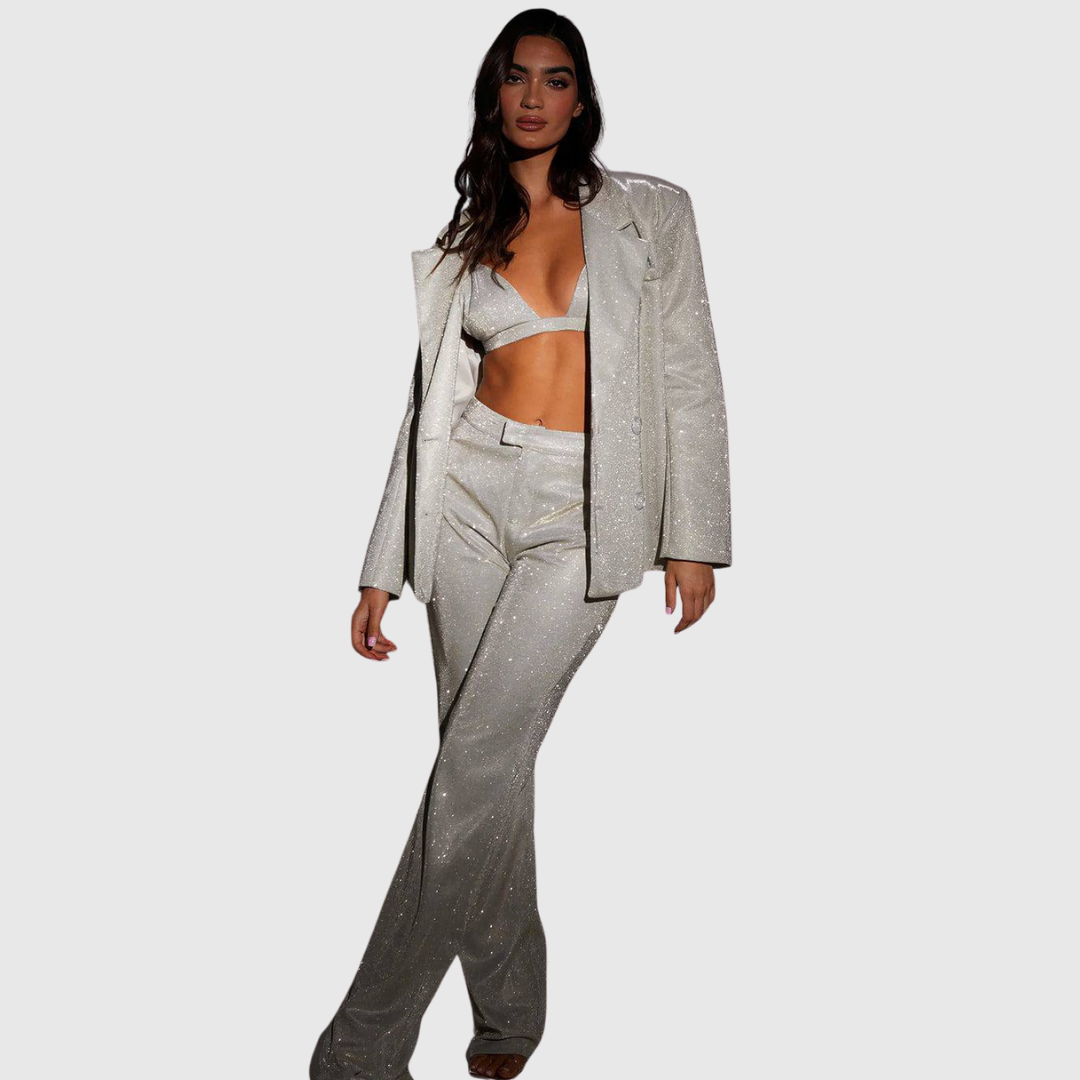 Delphine | Lyxigt glitterset – Tre delar
