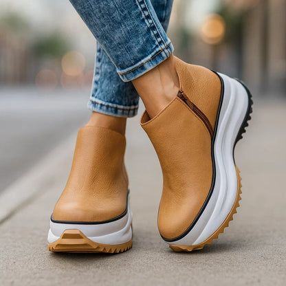 Lauren™ Textured Platform Boots