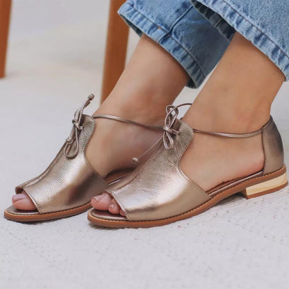 Althéa™ Metallic Bow Sandals