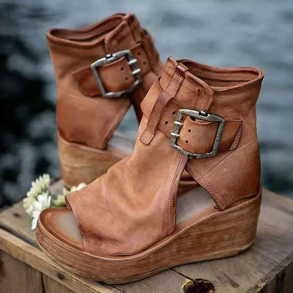 Solenne™ Boho Comfort Wedge Sandals