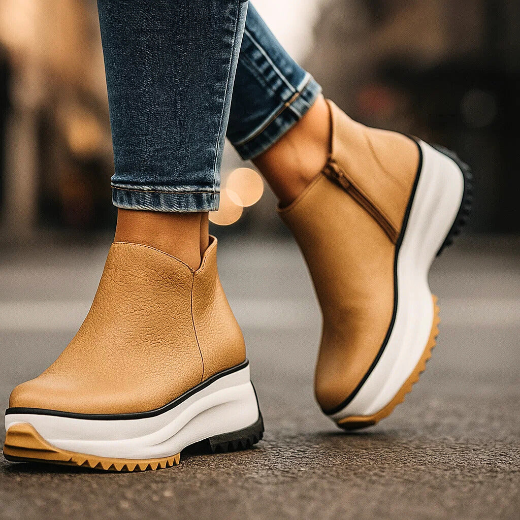 Lauren™ Textured Platform Boots