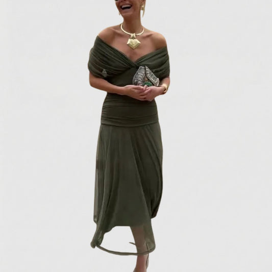 Jade - Elegant Grön Klänning