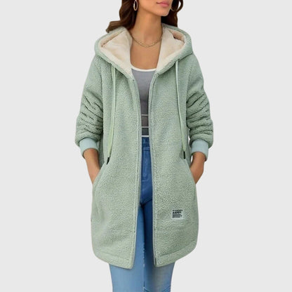 Birgitta - Fleece damp poncho