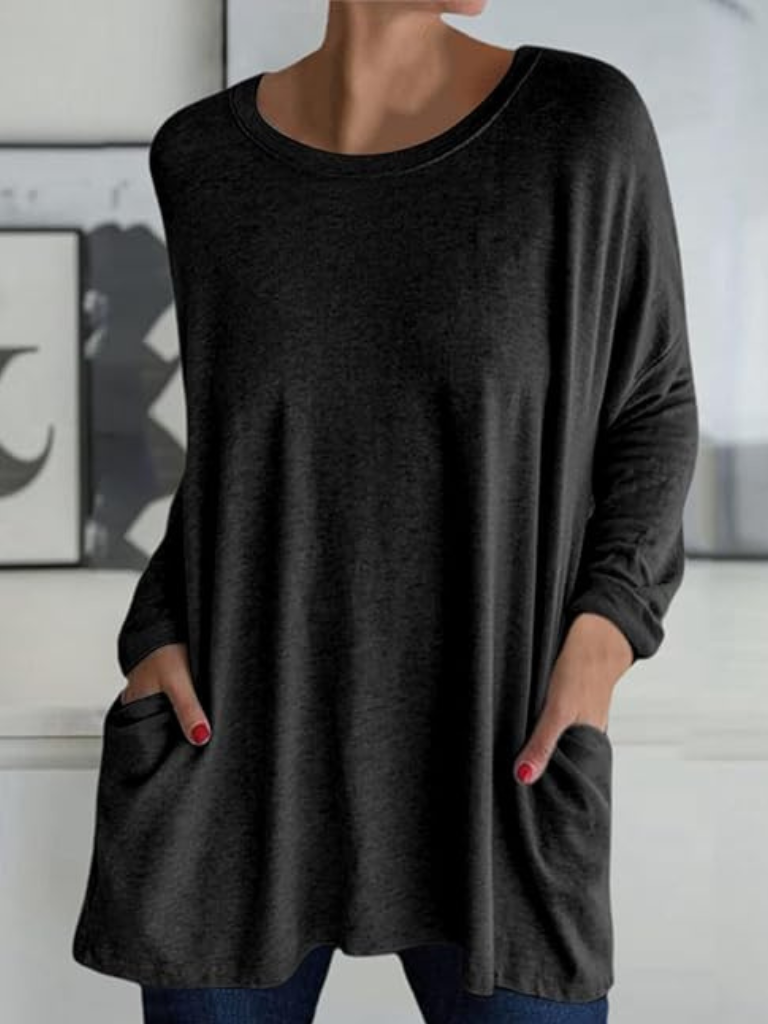 Anne™ Cozy Long Sleeve Essential Shirt
