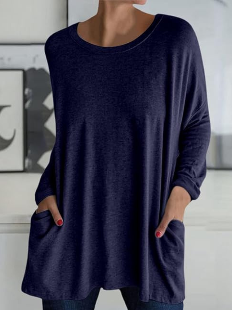 Anne™ Cozy Long Sleeve Essential Shirt
