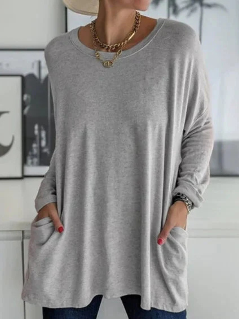 Anne™ Cozy Long Sleeve Essential Shirt
