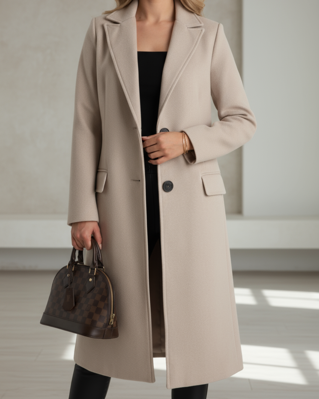Layla - Tidlös Elegant Vinterkappa