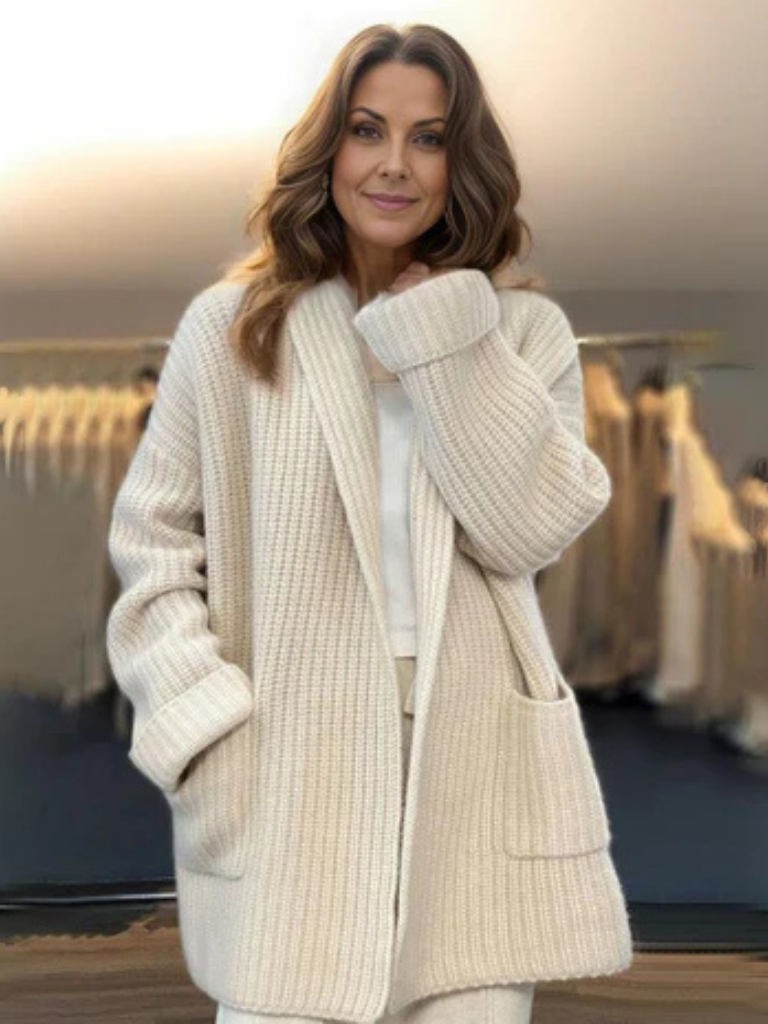 Eleanor™ Cozy Pocket Knit Cardigan