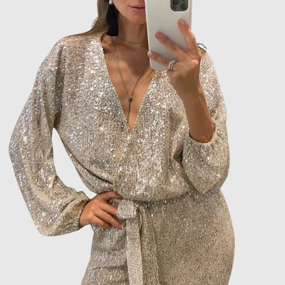 Aralyn | Glittrande festjumpsuit