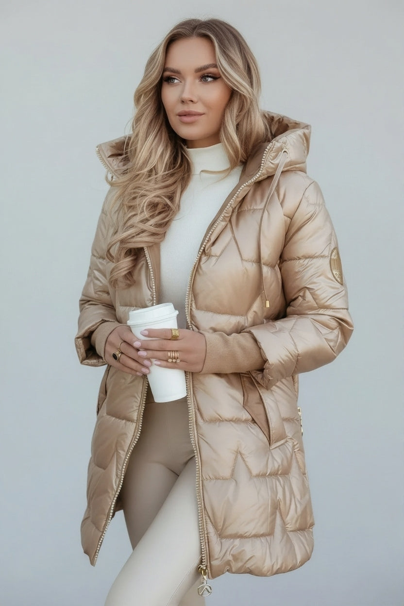 NordVista™ – Luxe Hooded Winter Puffer Jacket