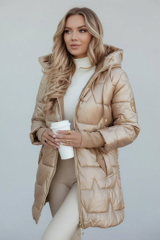 NordVista™ – Luxe Hooded Winter Puffer Jacket