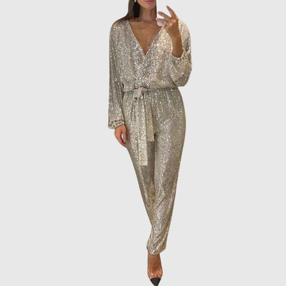 Aralyn | Glittrande festjumpsuit