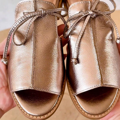Althéa™ Metallic Bow Sandals