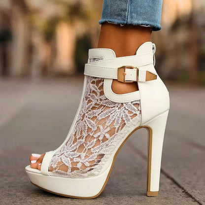 Elisara™ Lace Detail Heels