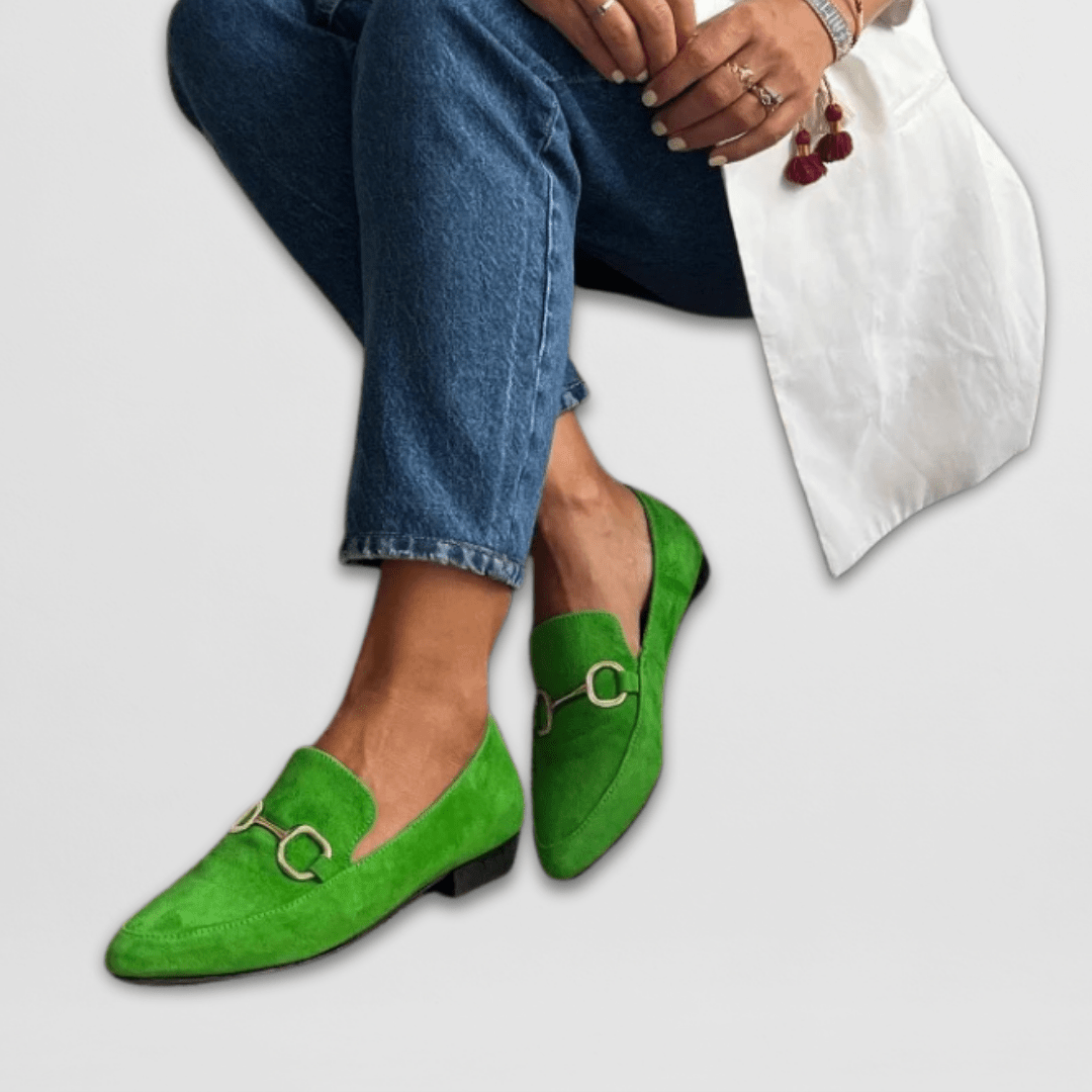 Ginevra - Färgglada Boho Loafers