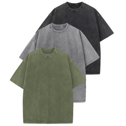 HOLLIE™ - Avslappnad rundhalsad t-shirt med lös passform (3-pack)