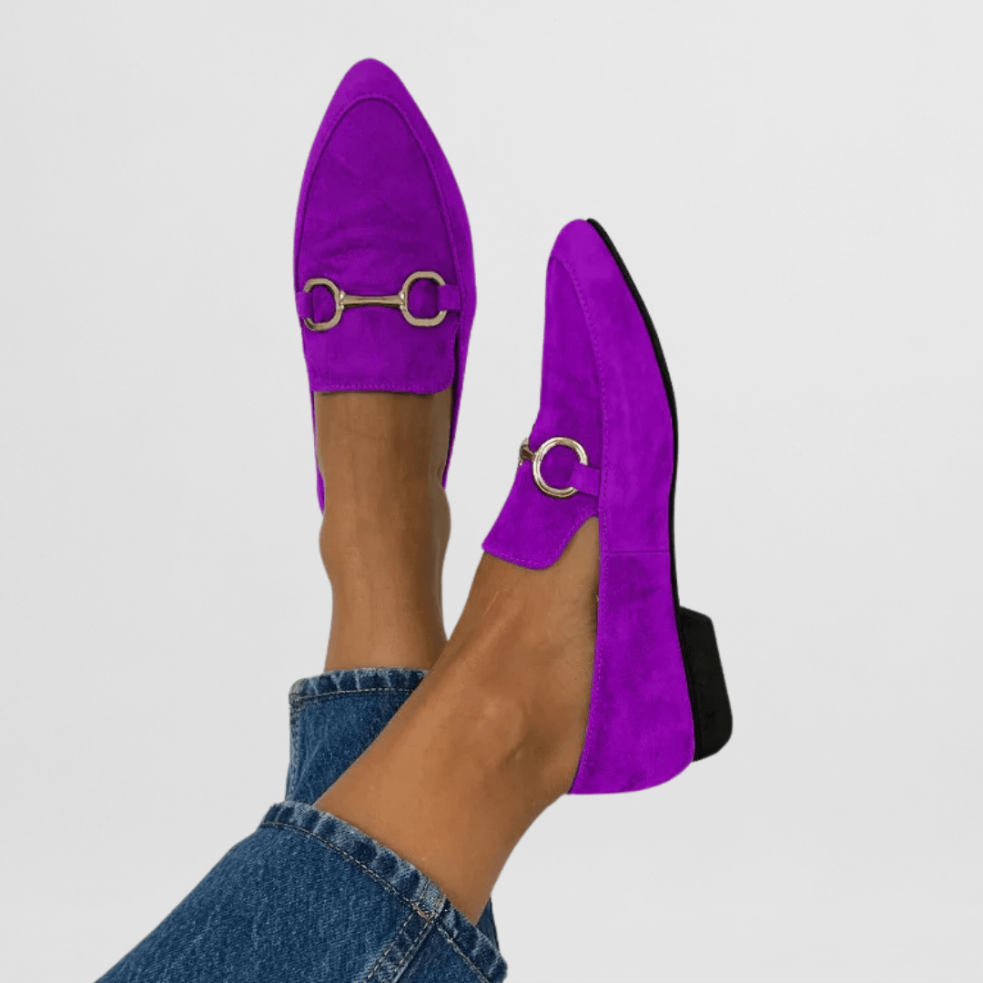 Ginevra - Färgglada Boho Loafers