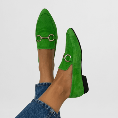 Ginevra - Färgglada Boho Loafers
