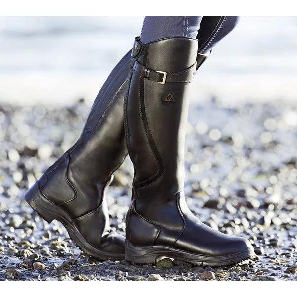 Ravelle™ – Leather Knee-High Utility Boots