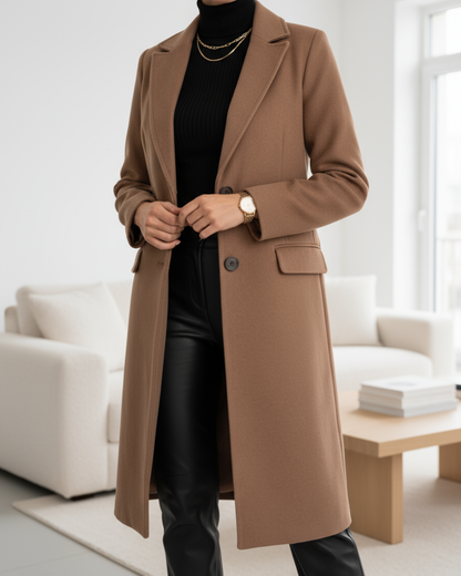 Layla - Tidlös Elegant Vinterkappa