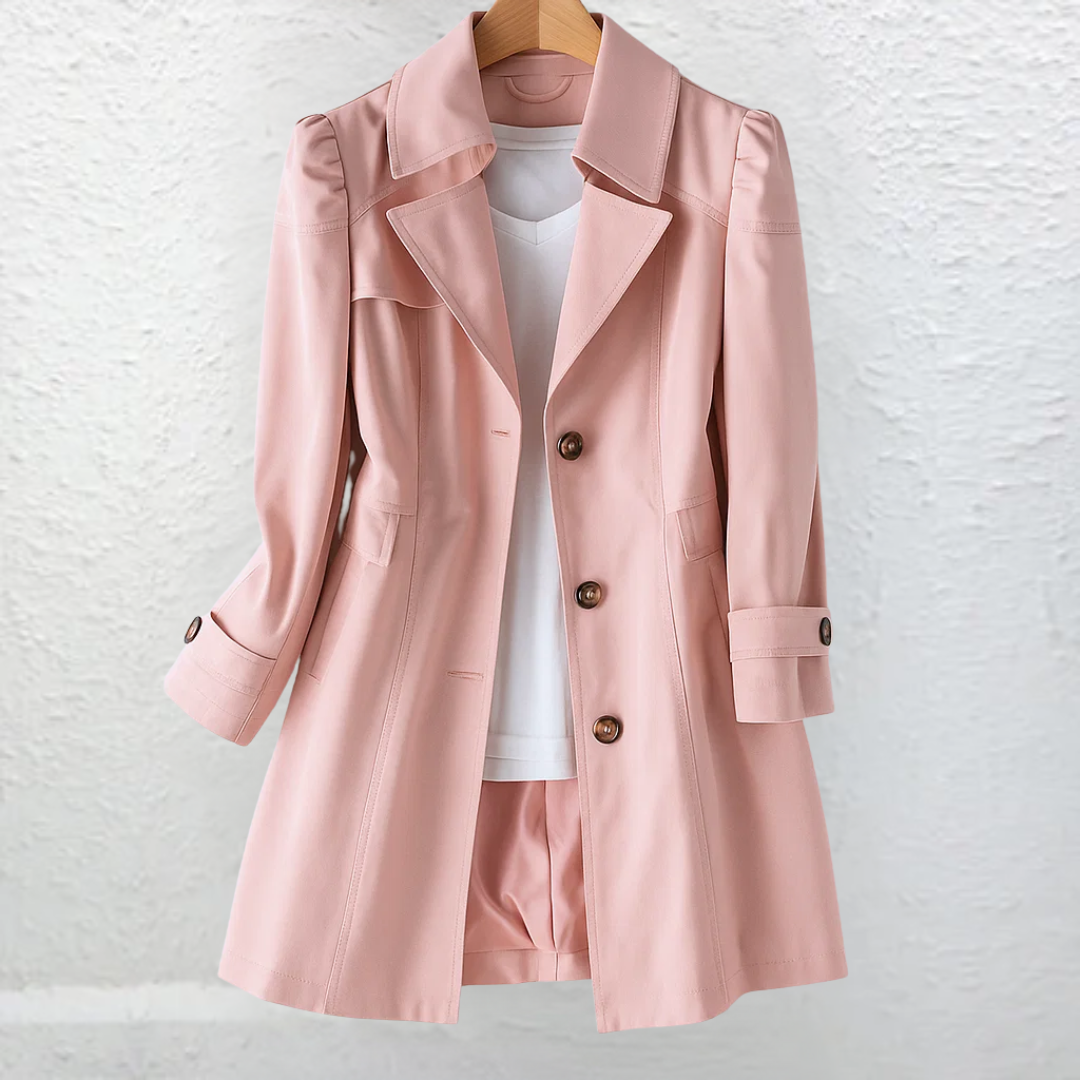 Aimee - Klassisk vintage trenchcoat