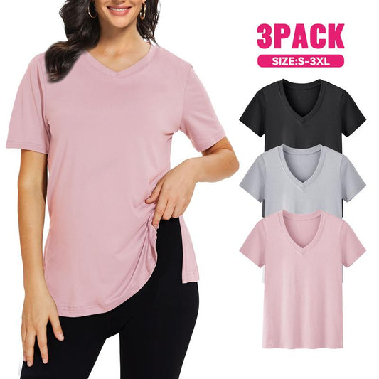 SELENA™ - Avslappnad lös passformad t-shirt (3-pack)
