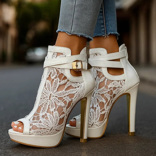 Elisara™ Lace Detail Heels