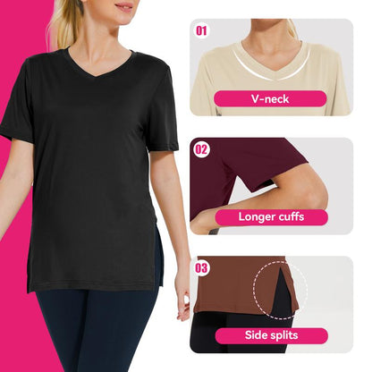SELENA™ - Avslappnad lös passformad t-shirt (3-pack)